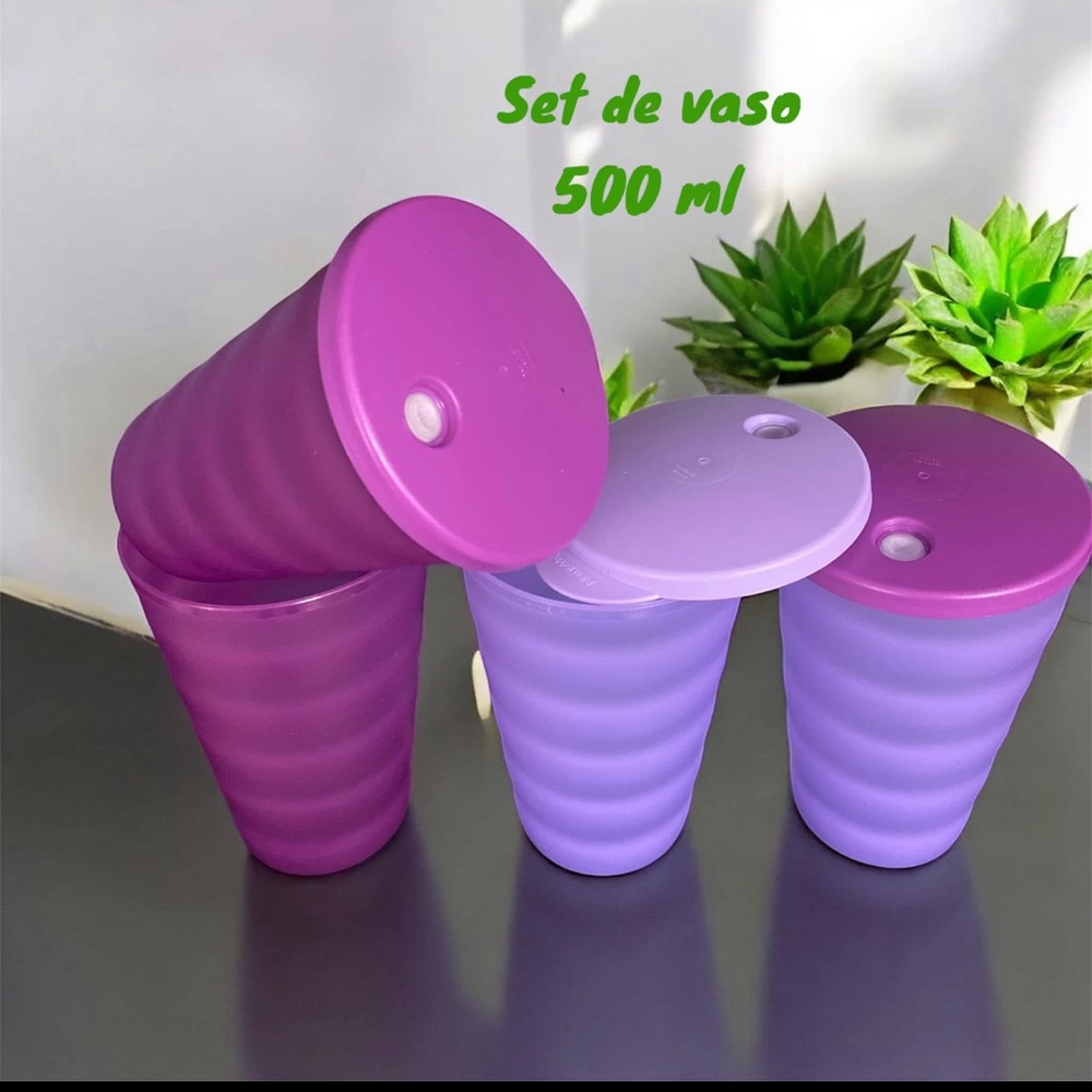 Purple and Lavender Tumbler Set